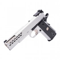 Army Armament 1911 Keymod R-30 (Silver), Pistols are generally used as a sidearm, or back up for your primary, however that doesn't mean that's all they can be used for